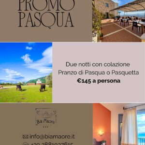 Promo Pasqua - Due Notti con colazione - Pranzo di Pasqua o Pasquetta